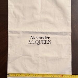 Alexander McQueen White Storage Bag 24”x14”